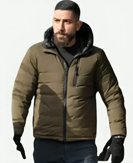 FBI S07 Omar Adom Zidan Puffer Hooded Jacket