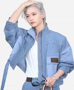 Felix Paris Fashion Week 2026 Blue Denim Jacket