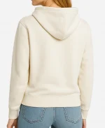 GAP Rhinestone Embellishments White Pullover Hoodie