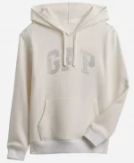 GAP Rhinestone White Hoodie