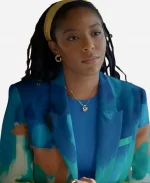 Gaby Multicolor Printed Blazer