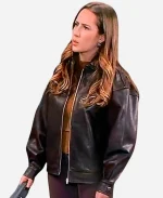 General Hospital 2026 Eden McCoy Brown Leather Jacket