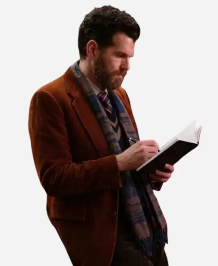 George Willis Scream 7 2026 Timothy Simons Brown Corduroy Blazer