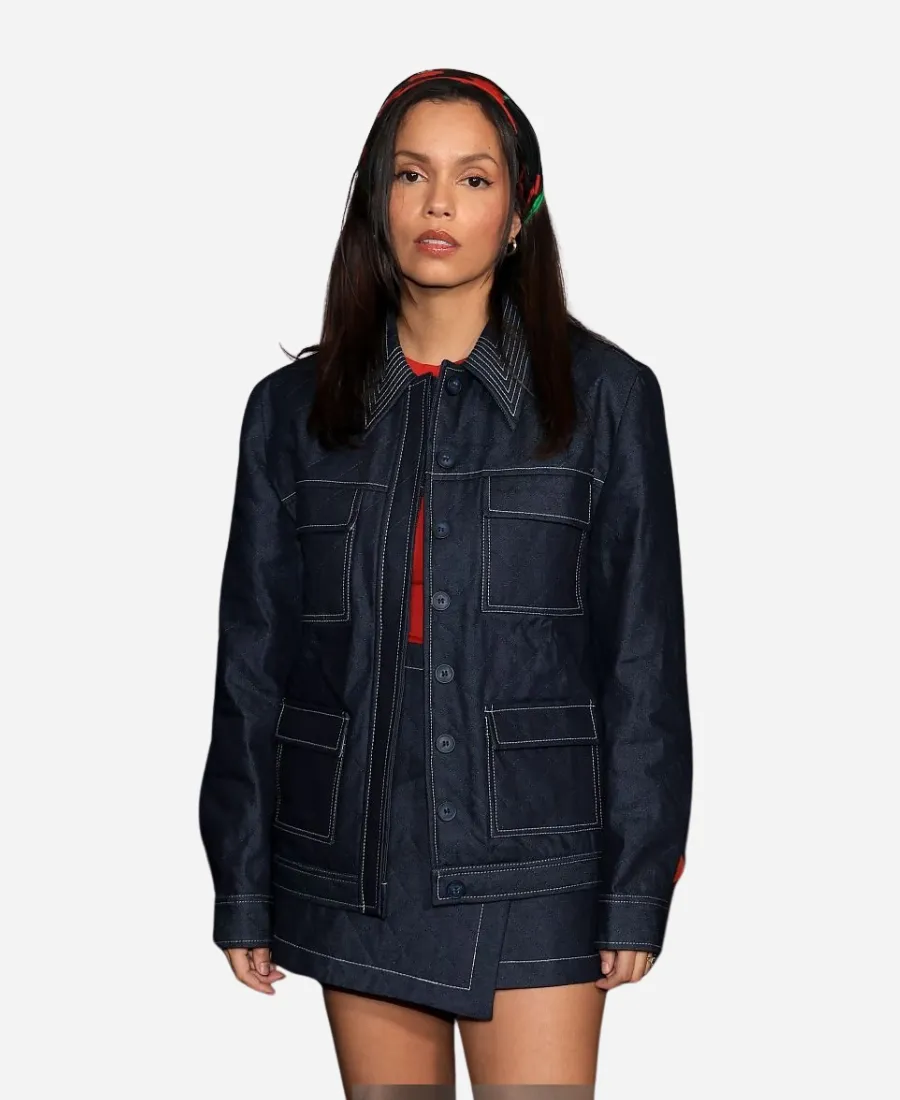 Georgina Campbell Psycho Killer Jacket Jane Archer Blue Jacket Georgina Campbell Psycho Killer Jacket Jane Archer Blue Jacket
