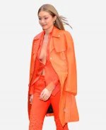 Gigi Hadid NYC Trench Coat - Orange