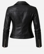 Gigi Zumbado Black Leather Jacket