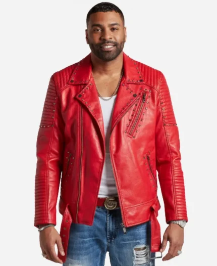 Ginuwine Studded Leather Jacket