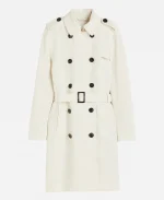 Grace Colasanti It’s Not Like That 2026 White Trench Coat