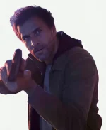 Grégory Fitoussi Erica S02 Tv Series 2026 Patrick Saab Brown Corduroy Bomber Jacket