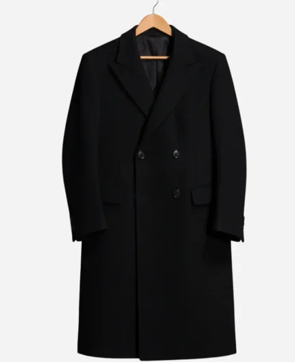 Hamlet 2026 Flim Laertes Black Wool Coat