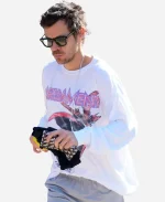 Harry Styles 2026 New York City Parliament White Sweatshirt
