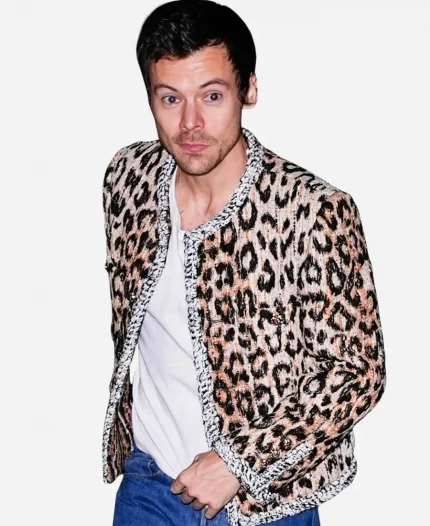 Harry Styles NYC 2026 Leopard Jacket
