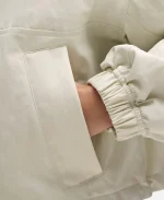 Heathered Bone Detroit Red Wings Coaches Jacket