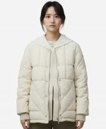 Hellbound Song So‑hyun White Puffer Jacket