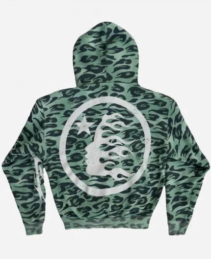 Hellstar Camo Fleece Zip-Up Hoodie