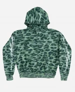 Hellstar Camo Zip-Up Hoodie