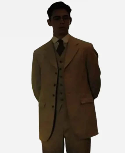 Hero Fiennes Tiffin TV Series Young Sherlock 2026 Sherlock Holmes Beige Suit