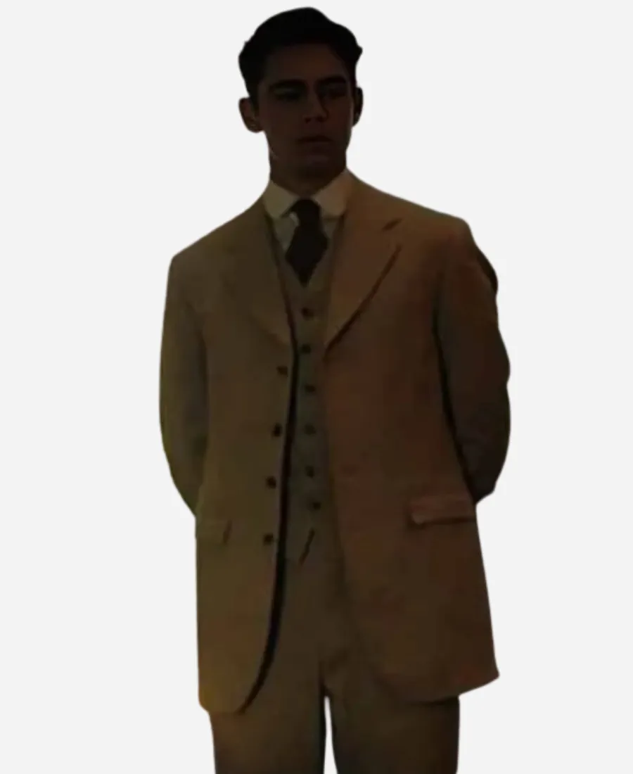 Hero Fiennes Tiffin TV Series Young Sherlock 2026 Sherlock Holmes Beige Suit Hero Fiennes Tiffin TV Series Young Sherlock 2026 Sherlock Holmes Beige Suit