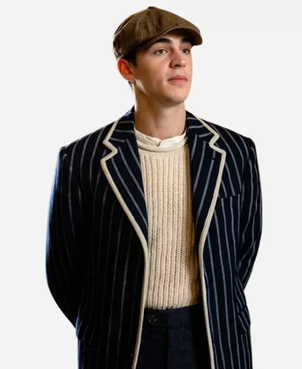 Hero Fiennes Tiffin Tv Series Young Sherlock 2026 Sherlock Holmes Striped Blazer