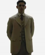 Hero Fiennes Tiffin Young Sherlock 2026 Beige Suit