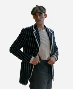 Hero Fiennes Tiffin Young Sherlock Striped Blazer