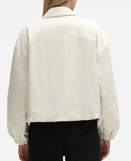 Hurricanes Coaches Heathered Bone Jacket