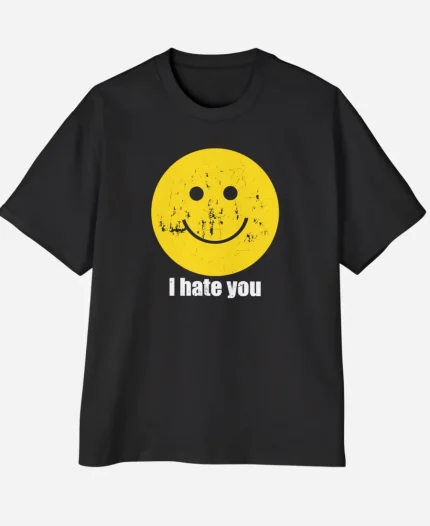 I Hate You Smiley Face T-Shirt