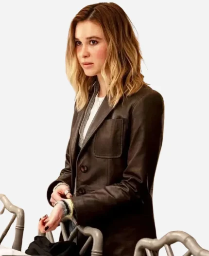 Isabel May Scream 7 Leather Coat