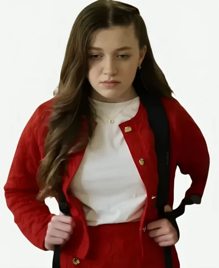 Its Not Like That 2026 Cassidy Paul Red Quilted Jacket