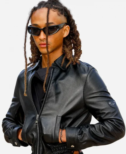 Jaden Smith AW26 Show Leather Jacket