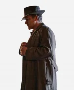 Jake Wiles The Bride! 2026 Peter Sarsgaard Brown Trench Coat