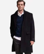 Jannis Niewöhner Milan Fashion Week 2026 Black Coat