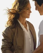 Jennifer Connelly Top Gun Maverick Penny Benjamin Brown Bomber Jacket
