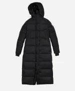 Jessie Buckley The Bride Puffer Coat - Black