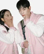Jisoo Boyfriend on Demand Letterman Jacket