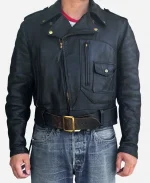 Joe Jonas Camp Rock 3 Black Leather Jacket