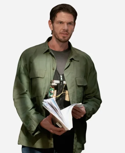 Jon Beavers Tv Series Watson Season 02 William ‘Fitz’ Fitzgerald Green Cotton Jacket