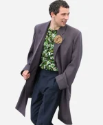 Josh O’Connor The Mastermind Purple Coat
