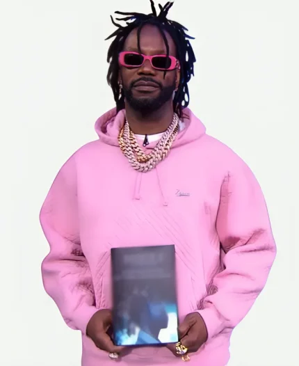 Juicy J Good Morning America 2023 Pink Hoodie