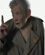 Julian Sklar The Christophers 2026 Ian McKellen Brown Trench Coat