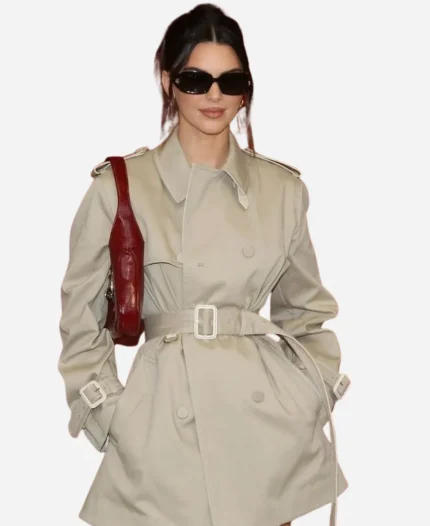 Kendall Jenner Beige Coat