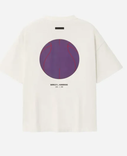 Lakers Fear of God x Barkley L. Hendricks 90’s T-Shirt In Cream