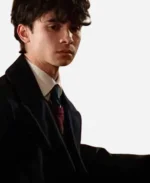 Law and Order SVU 2026 Nic Dantes Black Wool Peacoat