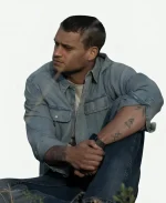 Ledger Ward Reminders of Him 2026 Tyriq Withers Blue Denim Jacket