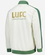 Leeds United St Patricks Day Tricot Track Jacket - Off White