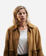 Lillian Vandenberg  Dear Life 2026 Brown Suede Leather Jacket