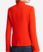 Lily Collins Emily In Paris S05 Blazer Emily Cooper Red Blazer