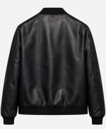 Lionel Richie American Idol S24 Black Leather Bomber Jacket