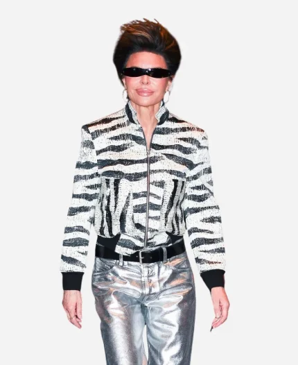 Lisa Rinna NYC 2026 Black & White Jacket - Jacket Era