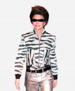 Lisa Rinna New York City 2026 Black and White Jacket